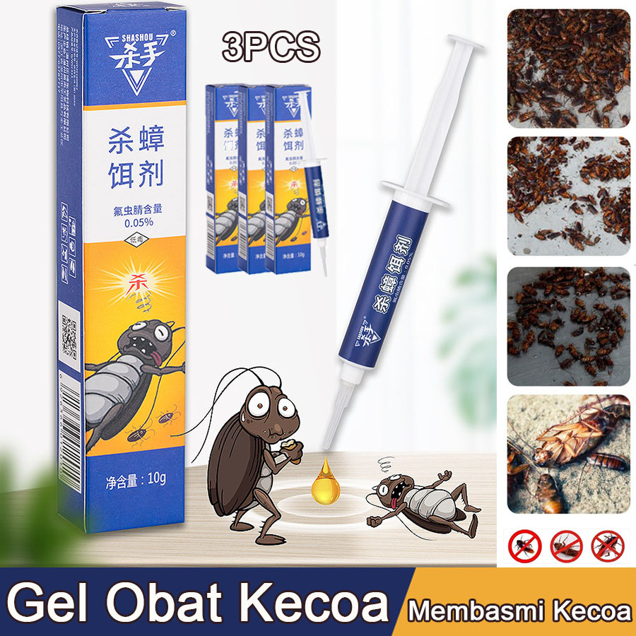 Gel Racun Pembasmi Kecoa Roach Bait Insecticide Control /Gel Pembasmi Kecoa/Pembasmi Kecoa/Gel bebas