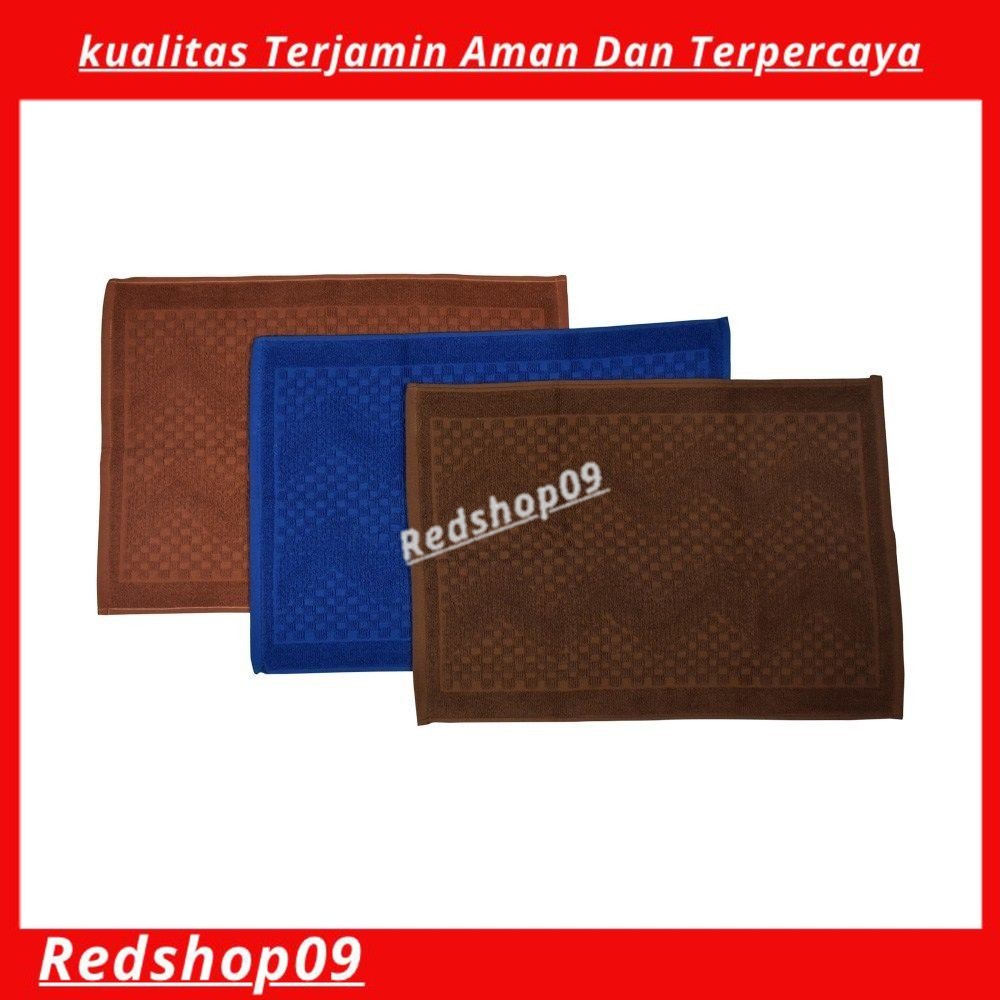 Forhom 40x60 Cm Keset Kamar Mandi Katun Set 3 Pcs