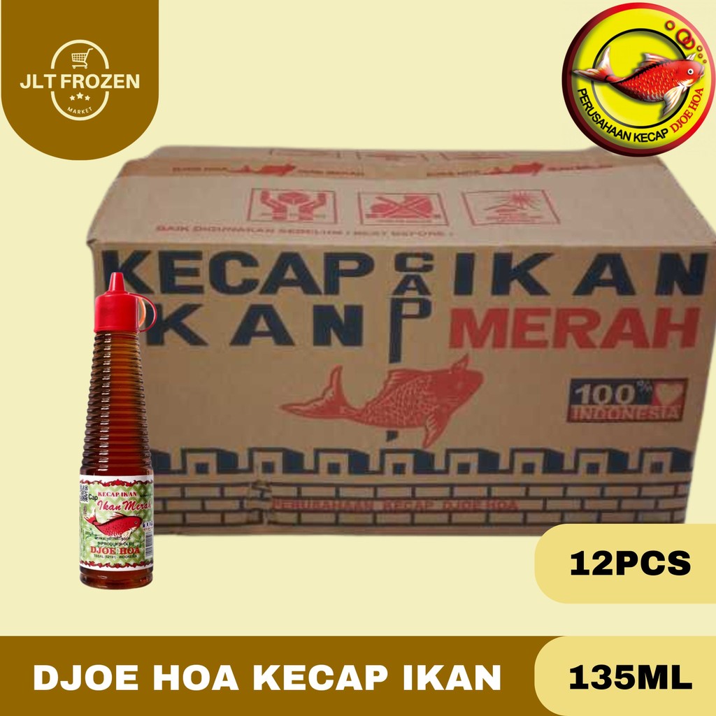 

Djoe Hoa Kecap Ikan / Kecap Sari Ikan / Cap Ikan Merah / Pouch / Kecap Ikan Jadul / 135ml 1 Carton / 48 Pcs