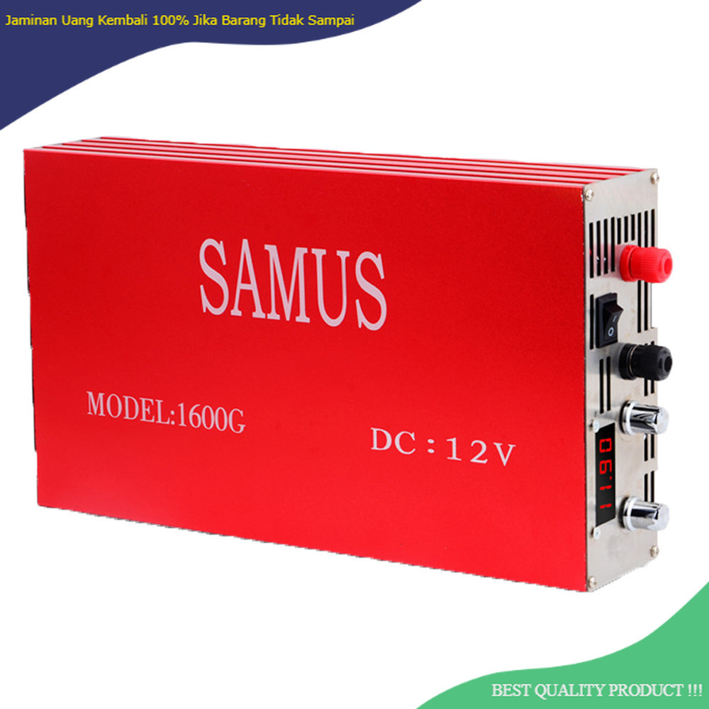 Samus1600g battery booster inverter 12v 2300w digital control voltage converter