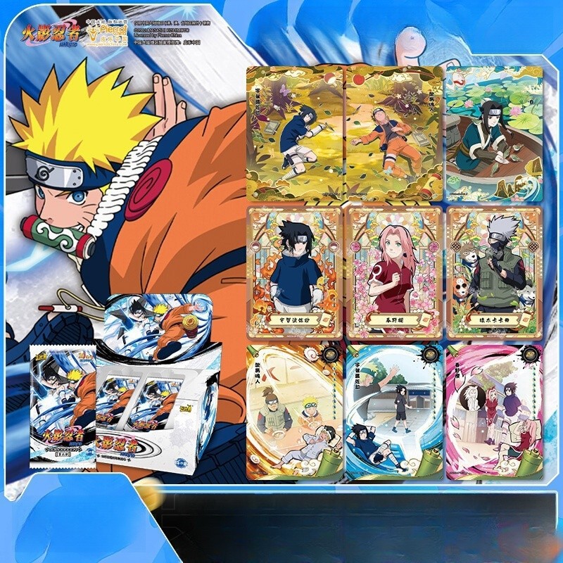 

KAYOU Genuine Naruto Cards New T2w7 T4w6 Anime Collection Card Box Fight Chapter Pro Chapter Ninja World Kids Toys Game Gift