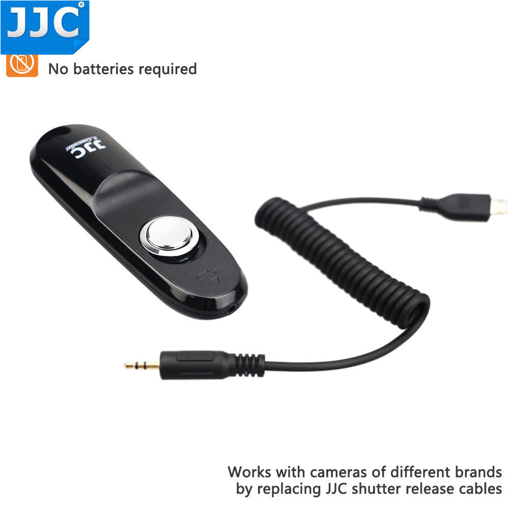 JJC Wired Camera Remote Swit  Shutter Release Controller Cord for Olympus OM-1 OM-D E-M1 Mark III OM