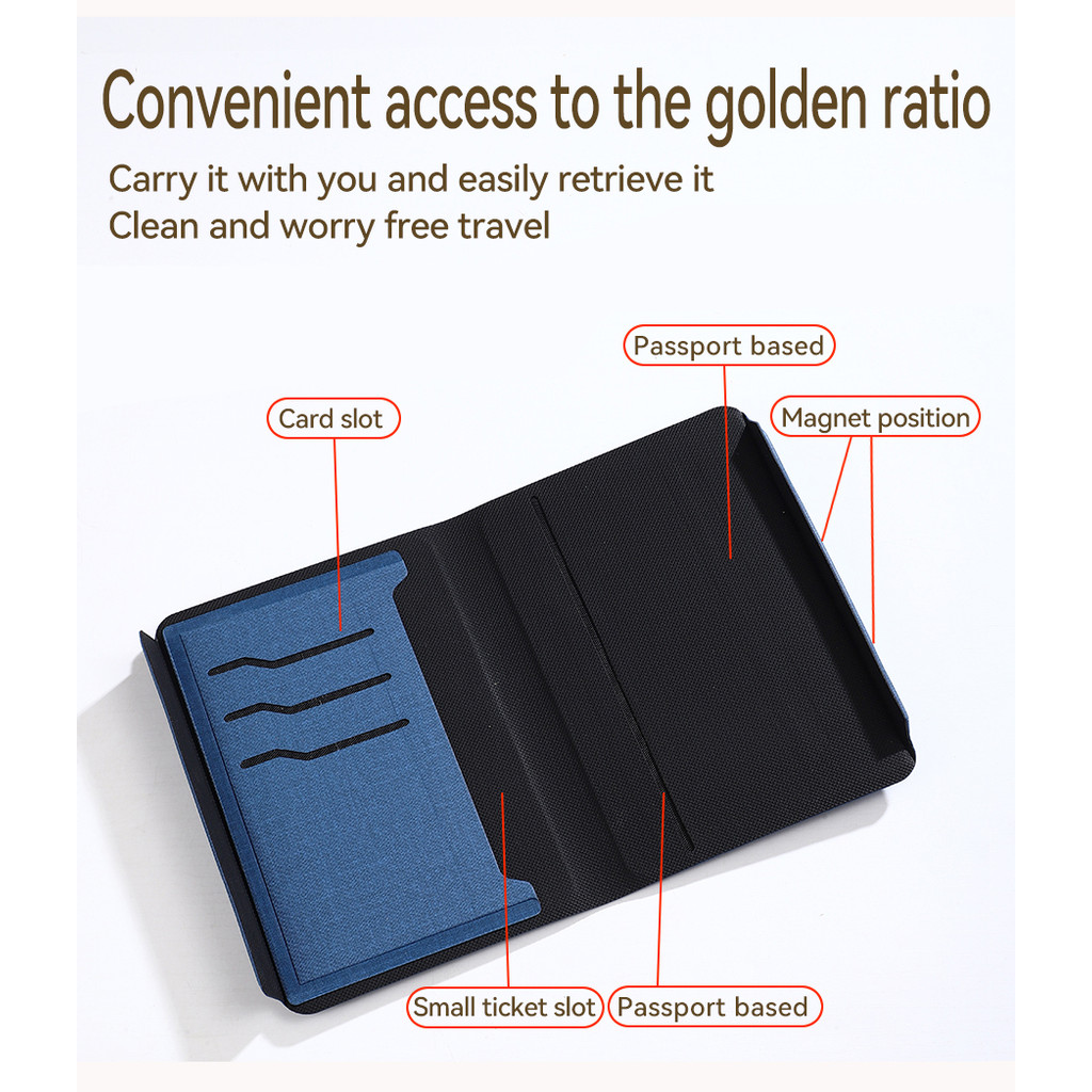 

Stylish Passport Protector | Multiple Compartments for Cards & Money. Ideal for Travelers Needing a Compact, Secure Organizer!
