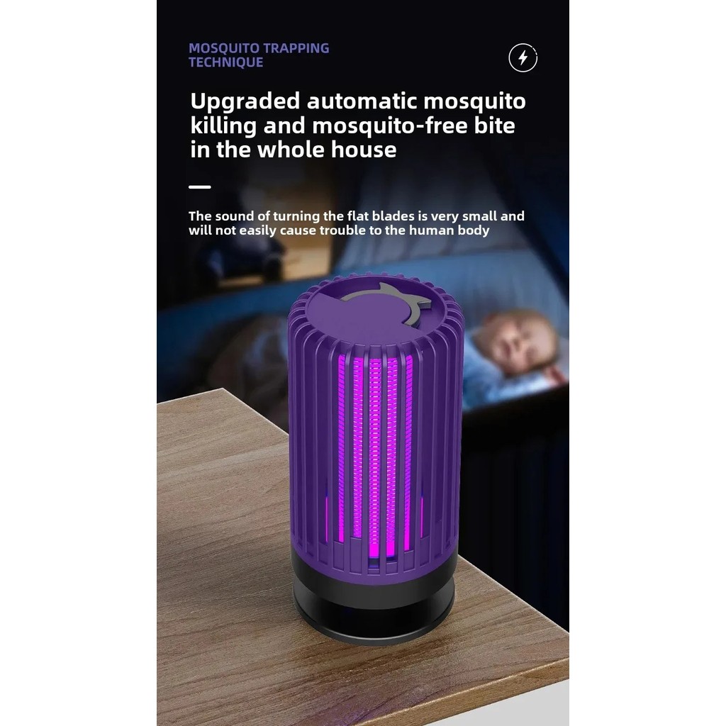 Portable Mosquito Repellent Ma ine Electronic Mosquito Killer Mosquito Killer Lamp Mute Mosquito Ter