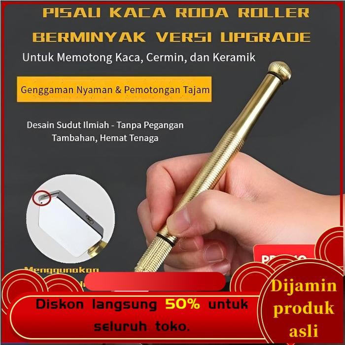 PEMOTONG KACA & KERAMIK MULTIFUNGSI - RODA INTAN TEBAL UNTUK MATERIAL KERAS,