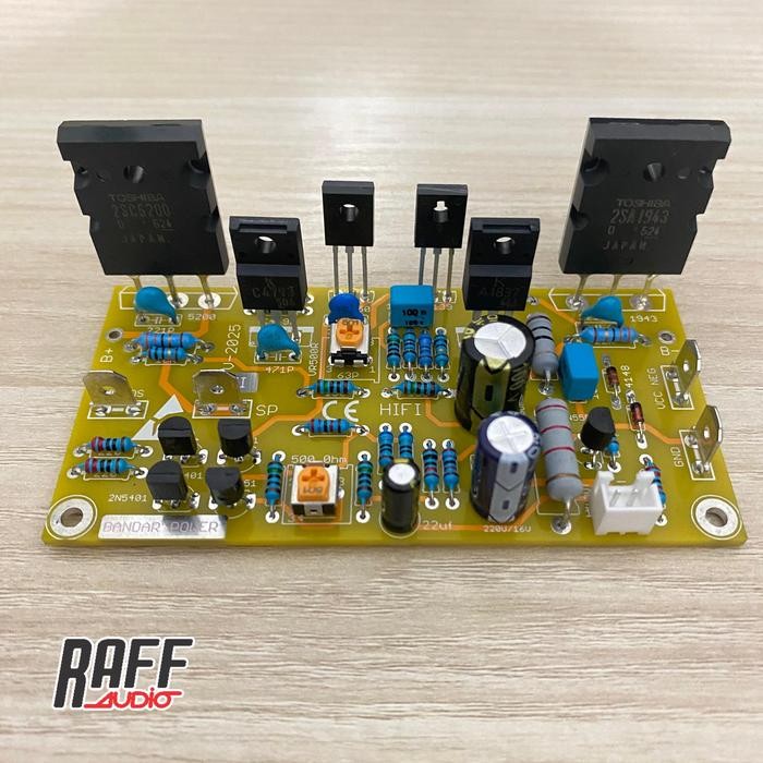 Kit Driver Power Amplifier OCL Hifi Clarity - Double Layer