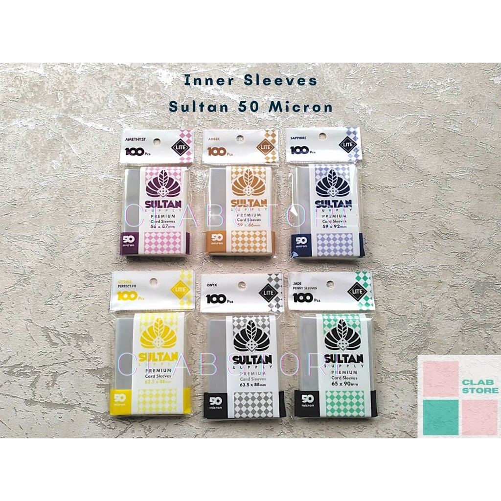 

COD Sultan Lite Penny Sleeves 50 Micron KPOP MTG Pokemon Plastik Kartu SALE
