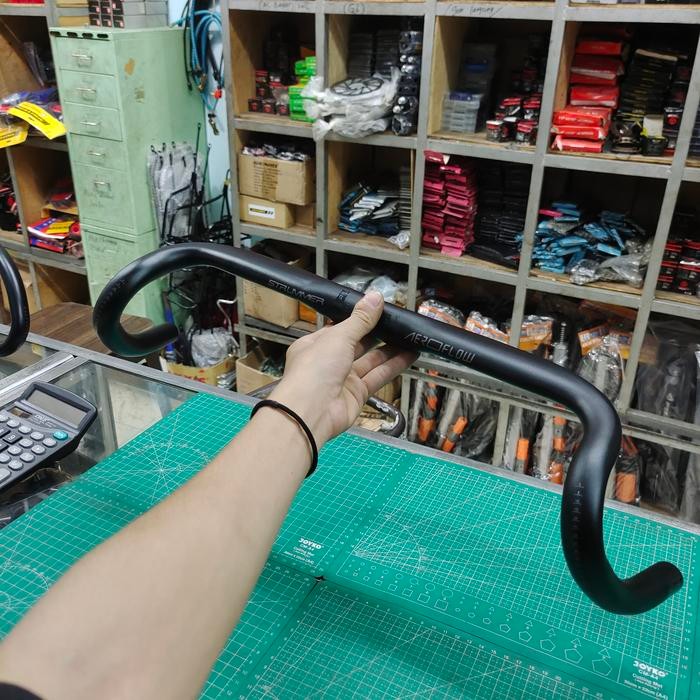 Handlebar Dropbar Strummer AEROFLOW - Stang Balap STRUMMER AERO FLARE Gravel - 380 mm