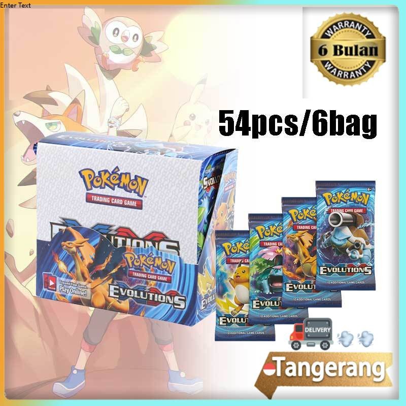 54 PCS Kartu Pokemon Pokemon Cards / Pokemon Cards Booster Pack EvolutionS