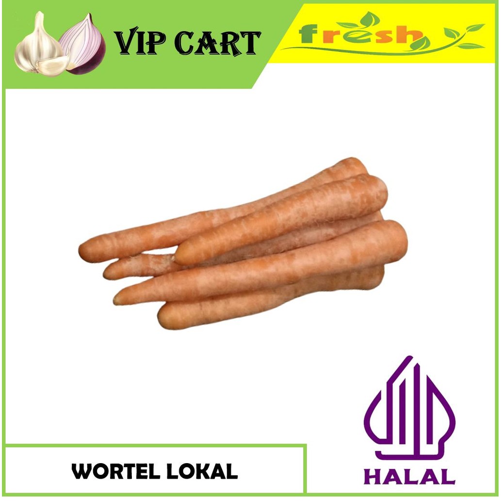 

WORTEL LOKAL FRESH SEGAR MURAH - VIP SAYUR