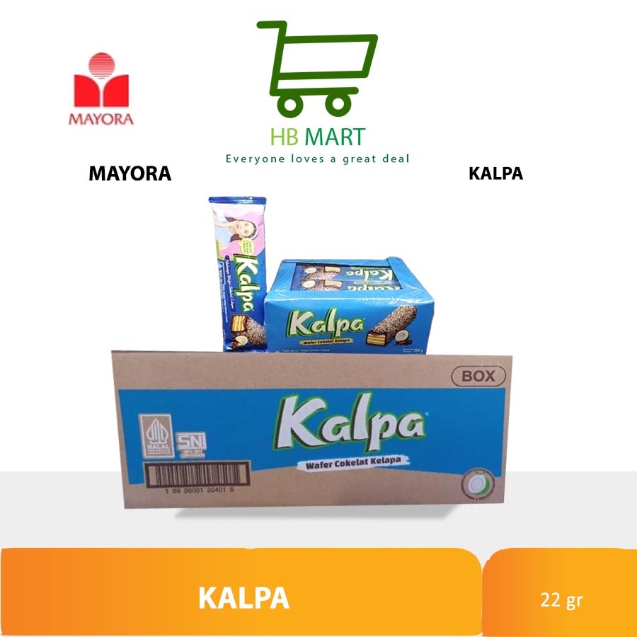 

KALPA 22 gram WAFER KELAPA MAYORA 1 dus