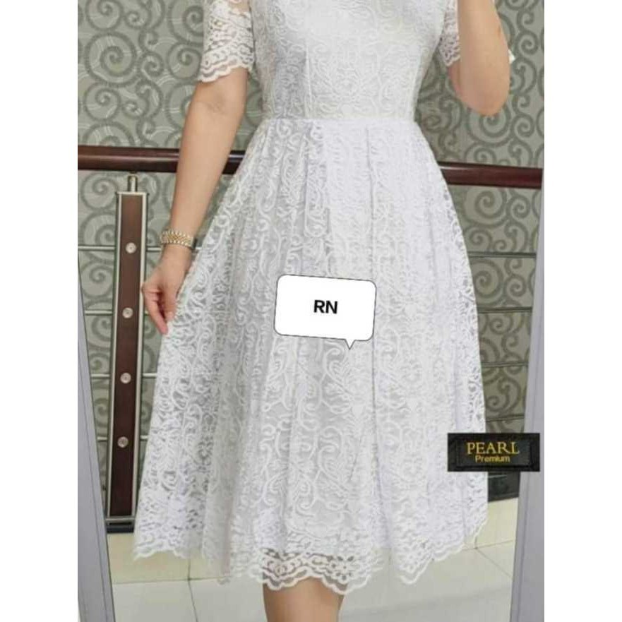 DF 22 Dress pesta/Dress renda brokat/BAJU SEMI KEBAYA WANITA premium mewah original
