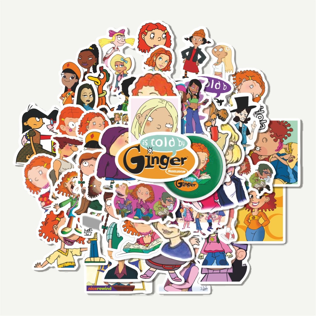 

Sticker Pack Stiker Kartun As Told By Ginger | Sticker TUMBLR | Stiker LAPTOP KOPER HELM