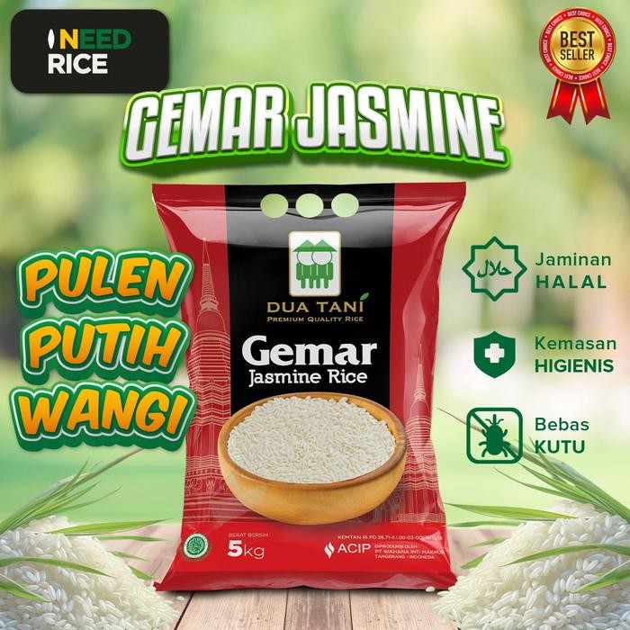 

Beras Dua Tani Gemar Jasmine 5kg Terlaris
