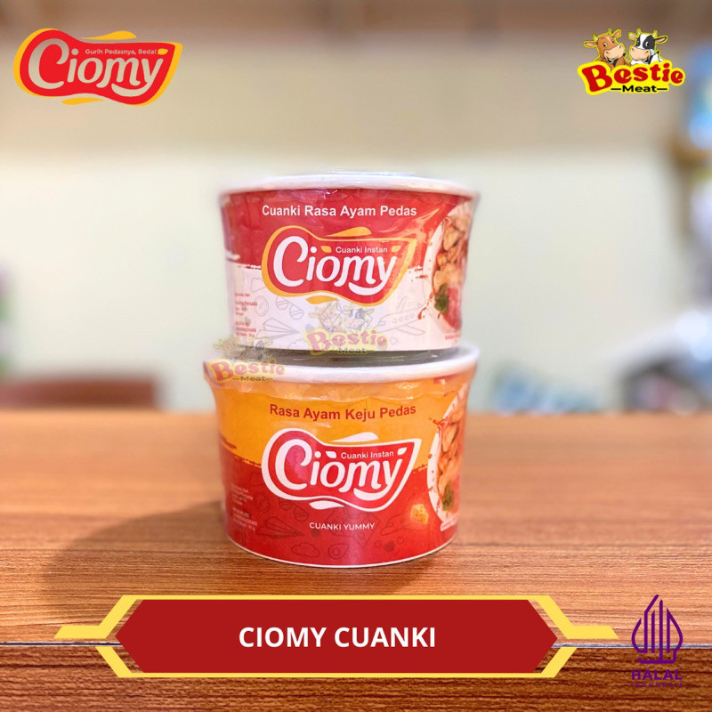

Ciomy Cuanki Yummy Instan Non MSG Lite Ayam Keju Pedas