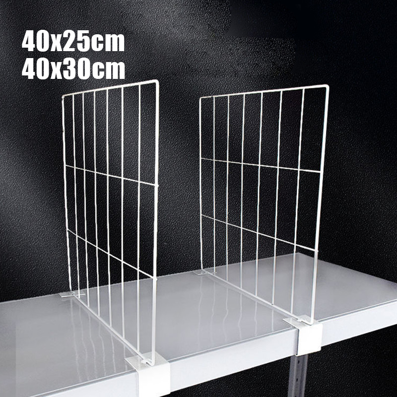 Penyekat Rak Display Rak Gondola 25/30 CM Gondola Aksesoris Rak Toko Sekat Rak Gondola