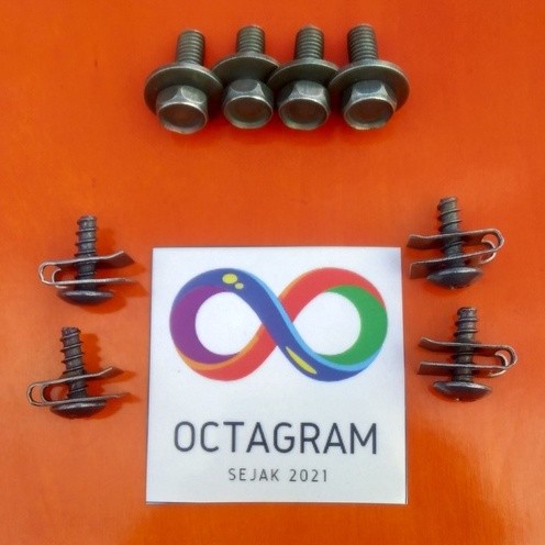 Baut Bagasi Mio / Baut Bagasi Tutup Mesin Mio Sporty Mio Smile/ baut yamaha/ baut mio/baut mio sport