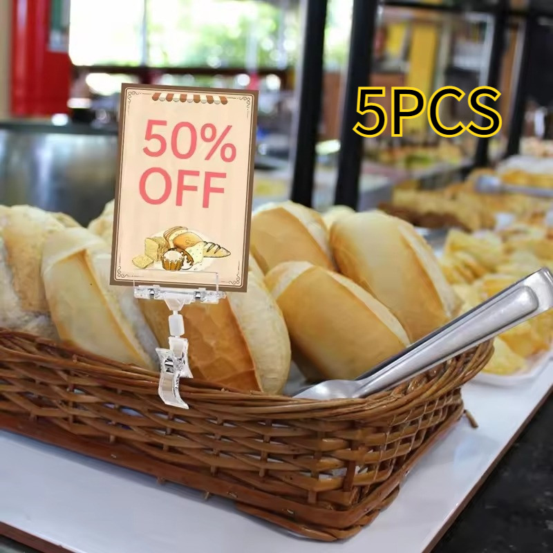 

Price Tag Jepitan Toko/5pcs Jepitan Price Tag/Jepit Harga Clear/Jempol Harga Bening Jepitan