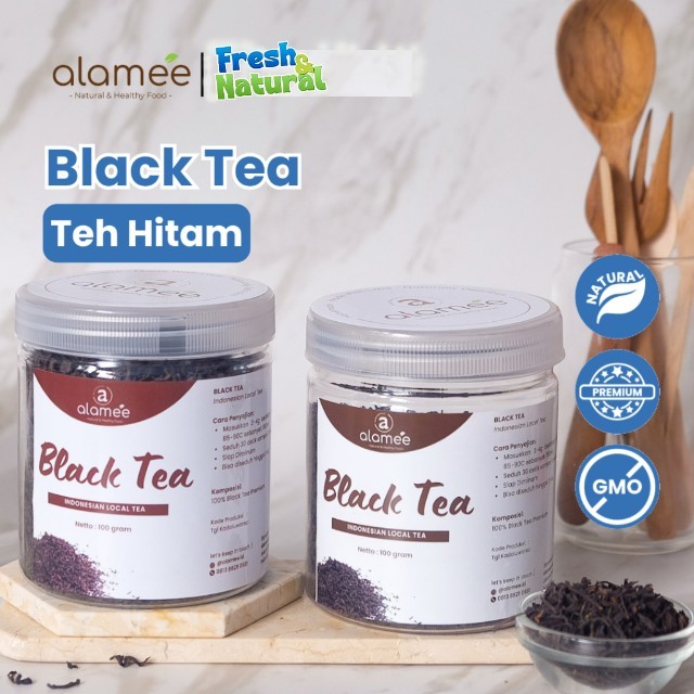 

Black Tea Teh Organic Bunga Kering Hitam Dried Alami Organik Herbal 25gr fresh and natural