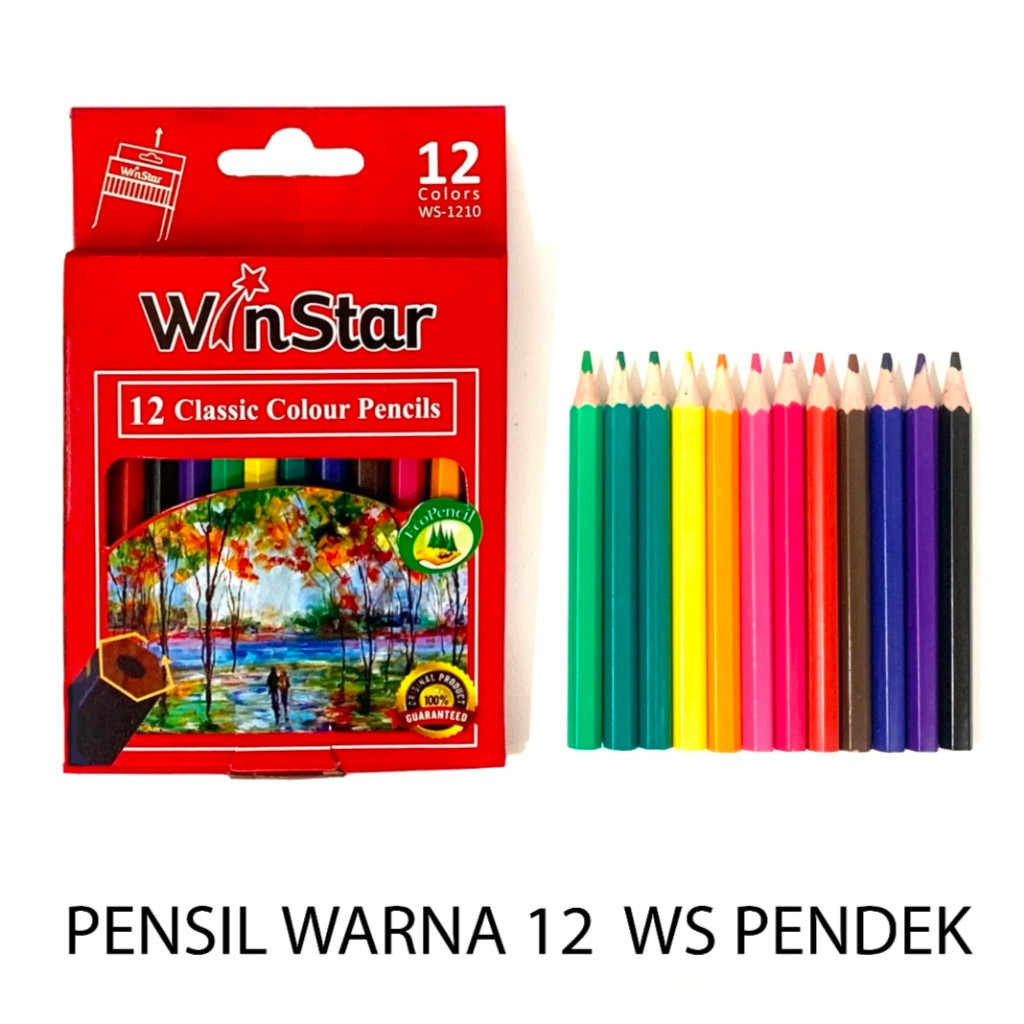 

Pensil Warna Kecil 1 Set 12 Warna Winstar