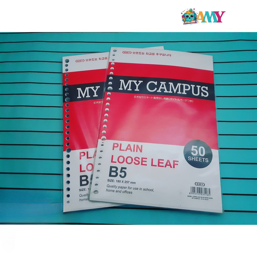 

KIKY LOOSE LEAF B5 50 TG - POLOS Amy Stasionary