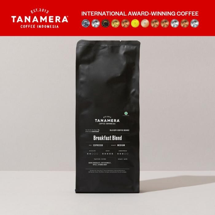

TANAMERA COFFEE – Breakfast Blend - 1kg, Whole Beans