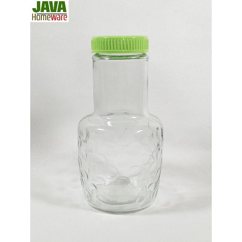 INFUSION WATER MINI WATER JUG WITH LID | BOTOL KACA DENGAN TUTUP LDJ | BOTOL MINUM KACA | JUG KACA S