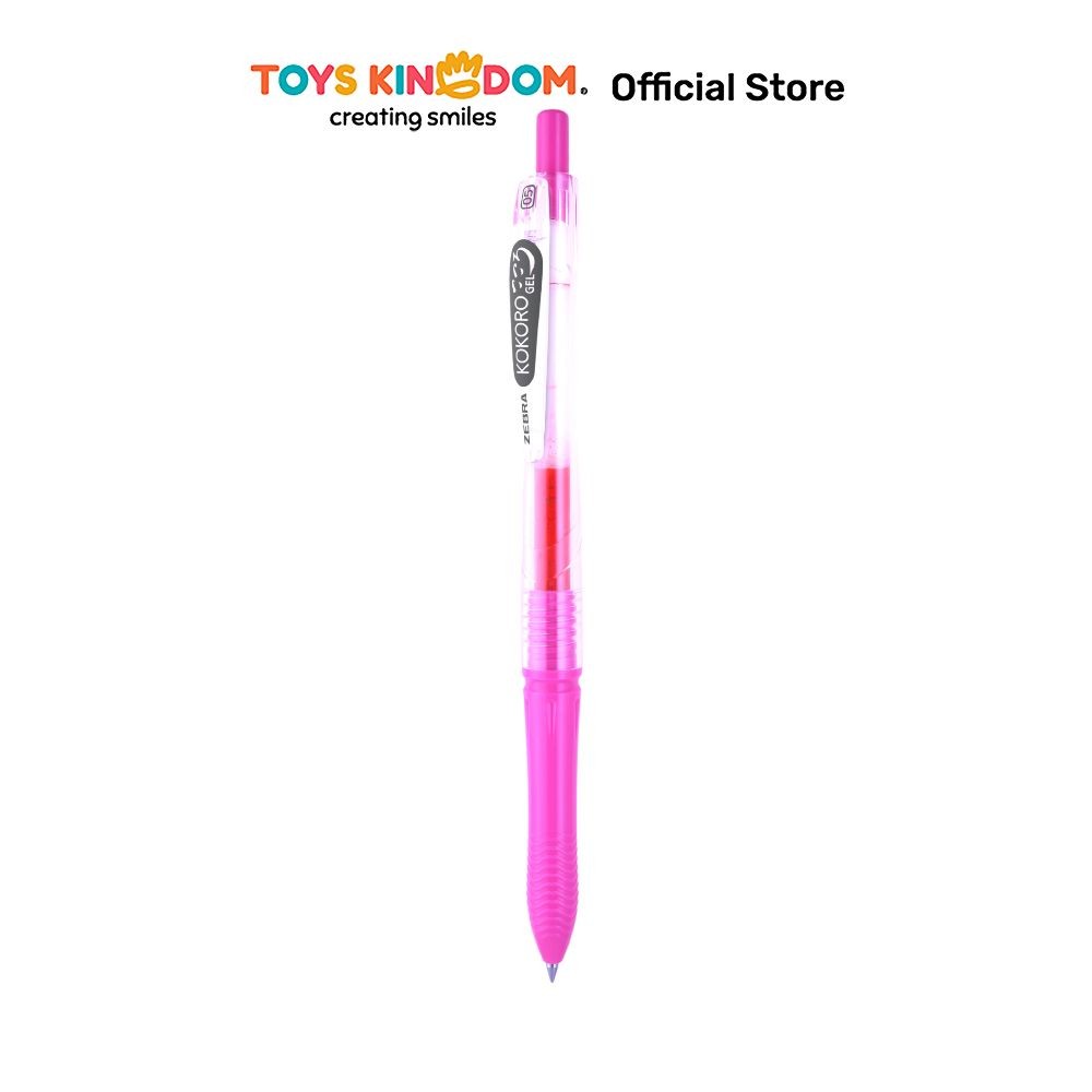 

Toys Kingdom Zebra Kokoro 0.5 mm Pulpen Gel Pink Retractable Pena Ballpoint Pen Bolpoin Alat Tulis
