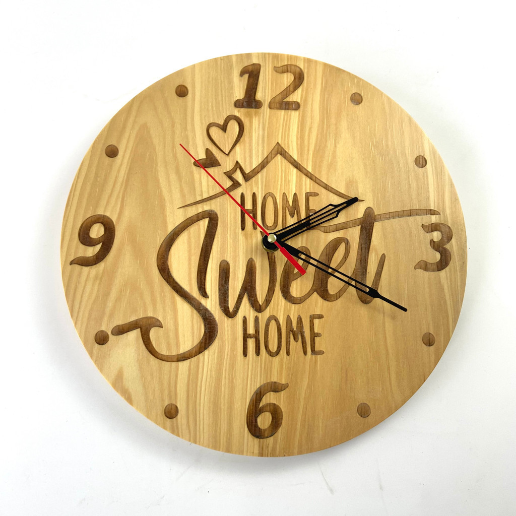 JAM DINDING AESTHETIC / JAM DINDING KAYU / SWEEP MOVEMENT / JAM DINDING ISLAMI /JAM DINDING AESTHETI