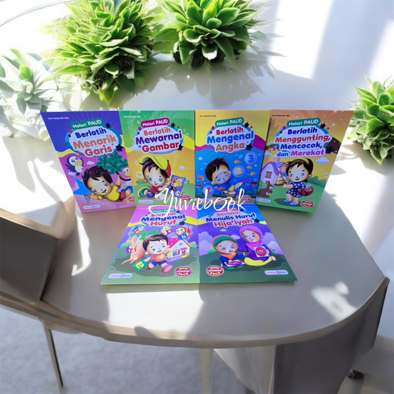 Paket 6 Buku Materi PAUD TK SD - Lingkar Media
