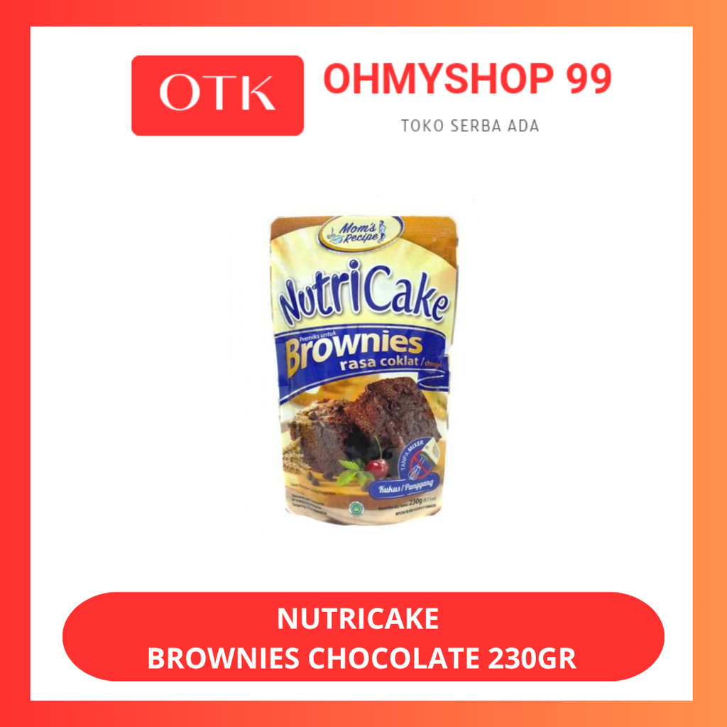 

Nutricake Brownies Chocolate Mix Tepung Kue 230gr