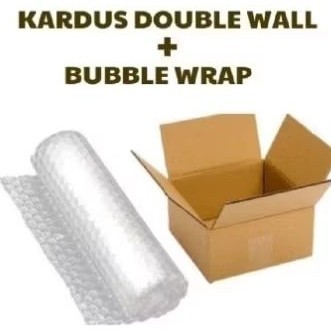 

Kardus Packing Extra dan bubble Wrap Murah