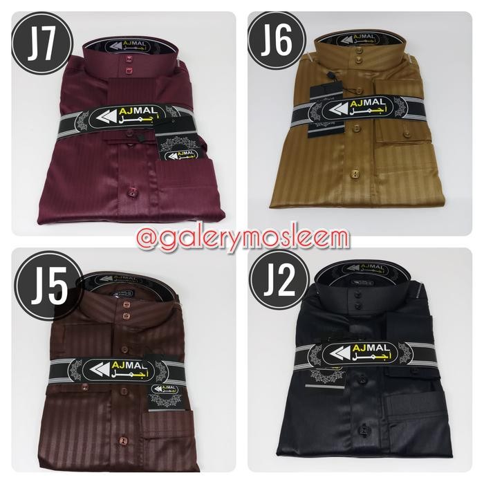 jubah ajmal lengan manset(lengan kancing)