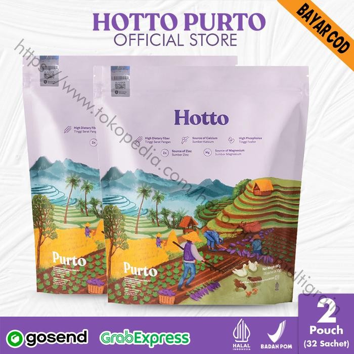 

Hotto Purto Multigrain with Purple Potato 9 Pouch Oat Superfood - 2 pouch