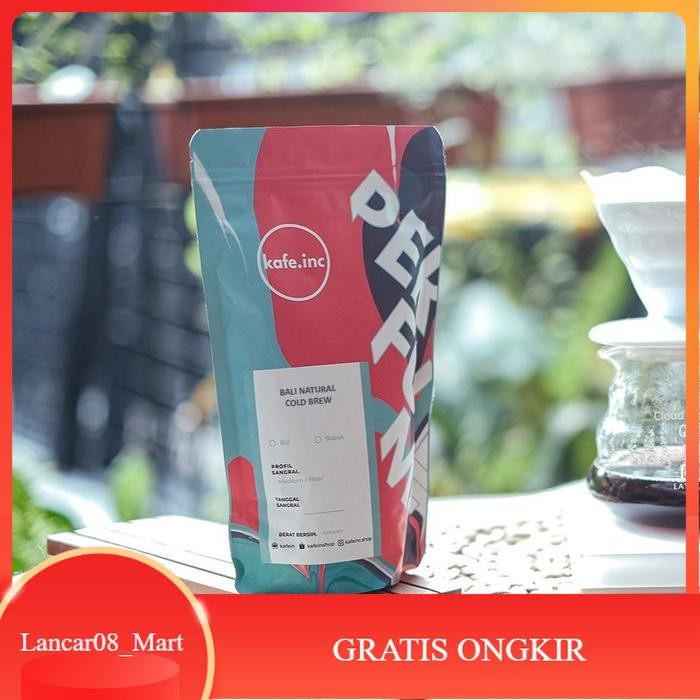 

【L-MART】"BISA COD" Kopi Arabika Bali Natural Cold Brew Perfume Series 200 gram Kafein Biji