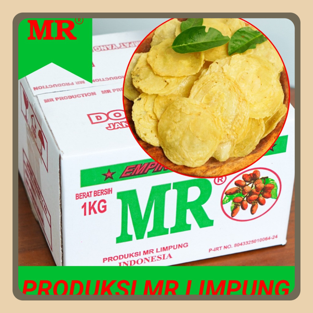 

Emping Melinjo Mentah Asli Kering Ukuran Sedang 1KG Khas Limpung Merk MR – Siap Goreng, Tanpa Pengawet, Kemas Kardus, Kualitas Ekspor (LB MR)