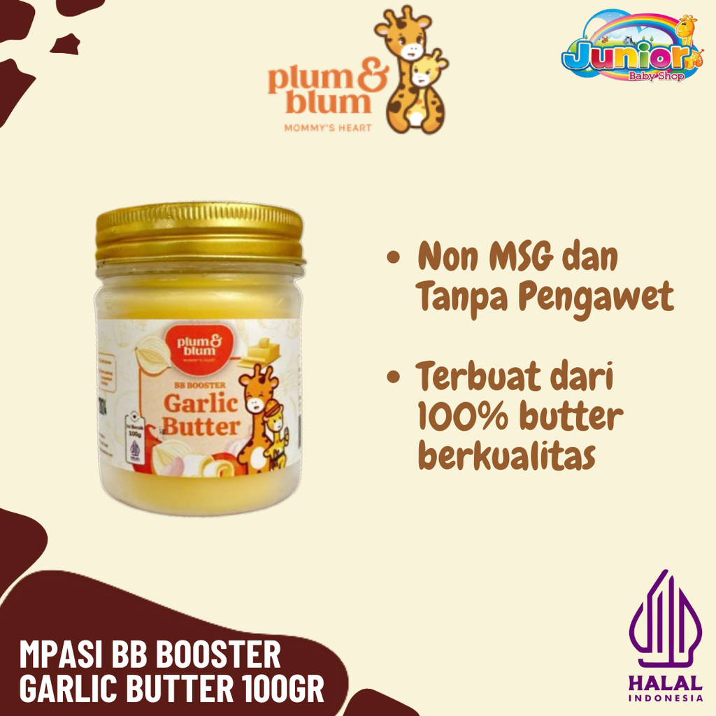 

Plum & Blum Mpasi BB Booster Garlic Butter 100gr - Bumbu masak
