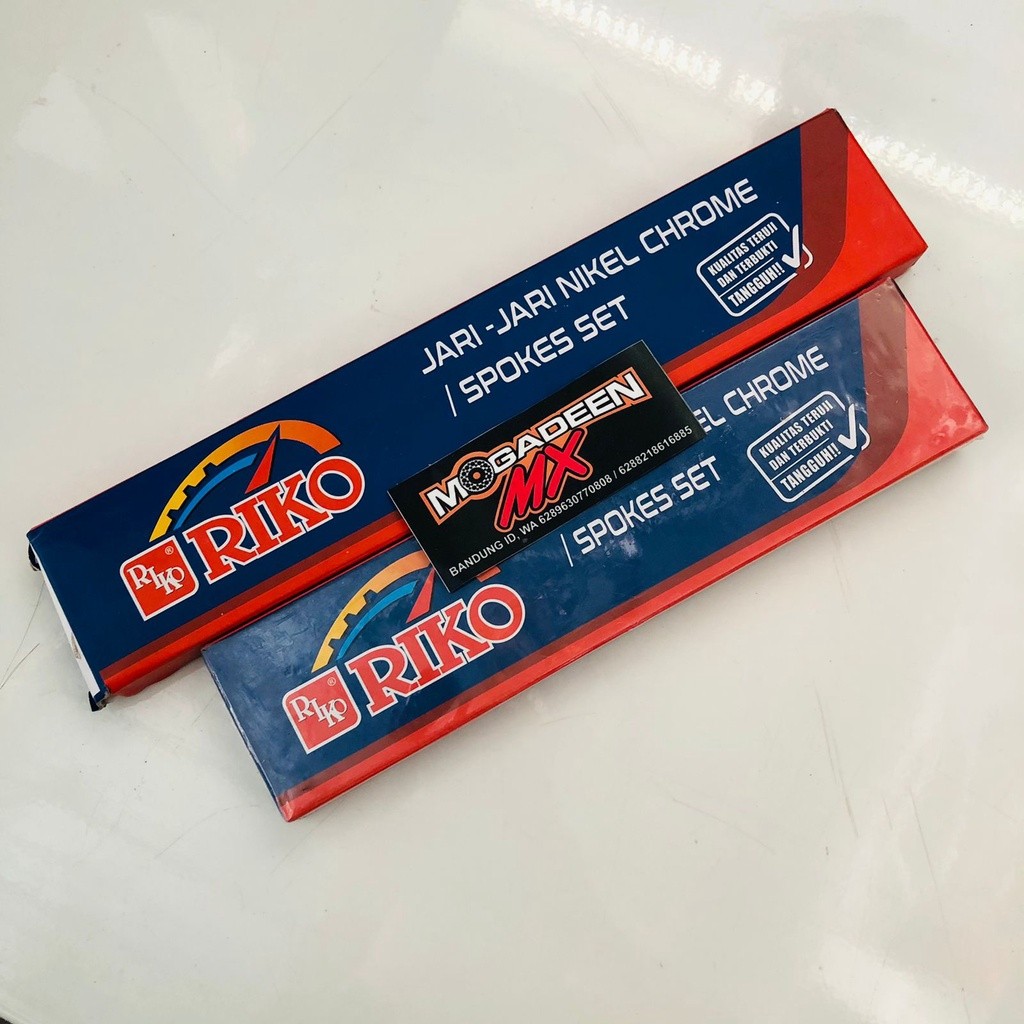 Ruji Depan Belakang TS 125 - Jari jari Suzuki TS Ring Velg 21 dan 18