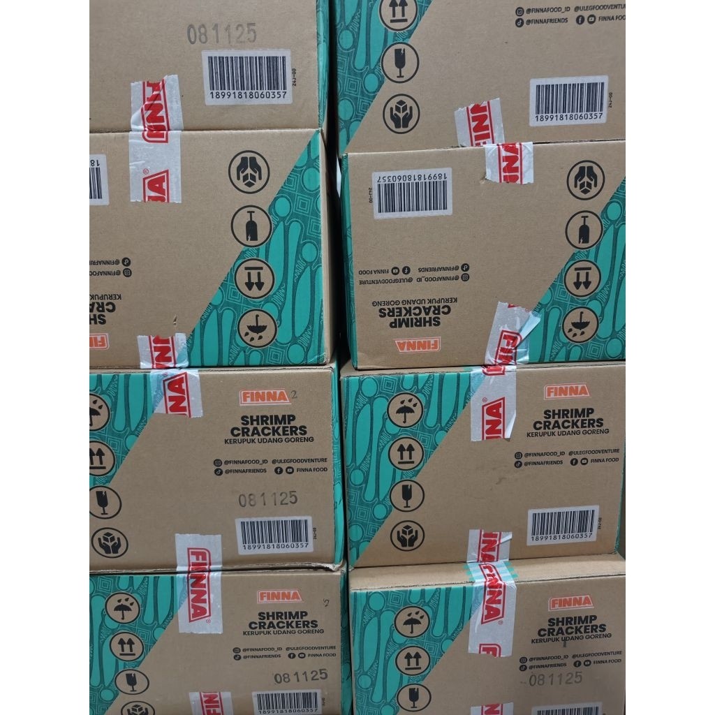 

TERLARIS (1 Dus isi 120 Pcs) Finna Kerupuk Udang Goreng Shrimp Crackers