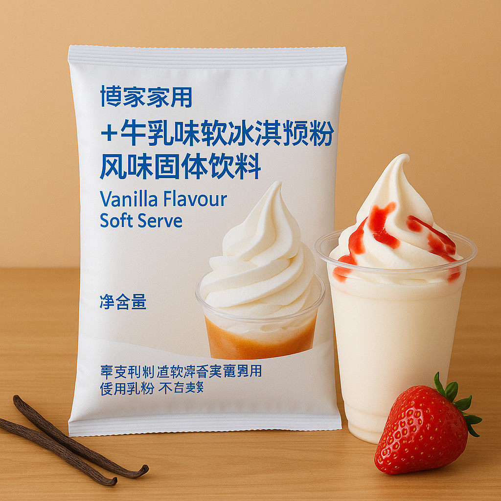 

BODUO MILK ICE CREAM POWDER - Bubuk Soft Es Krim Susu Mirip Mixue Tianlala Momoyo Cooler City Wedrink - Halal Murah Distributor Resmi - 1kg