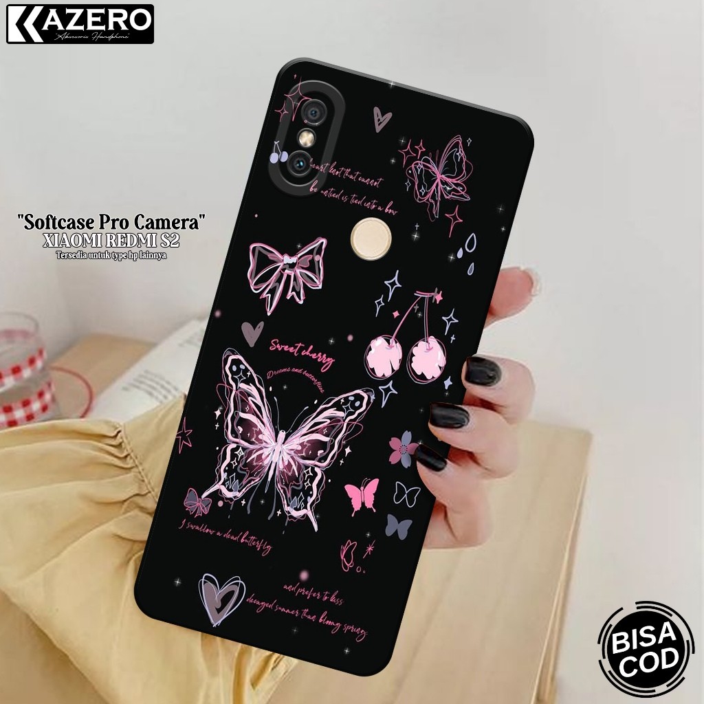 Softcase Hp Xiaomi Redmi S2 Terbaru Fashion Case Aesthetic Case Xiaomi Redmi S2 Silikon Pro Camera C