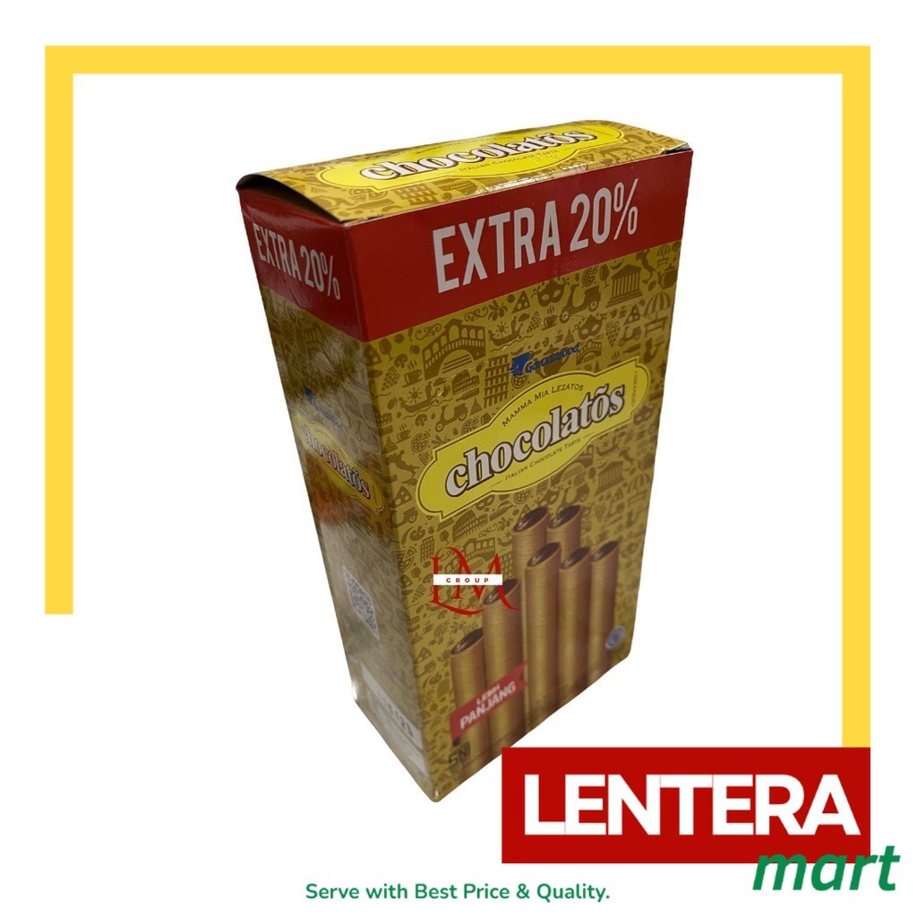 

Gery Chocolatos Wafer Stick 1000 1 Box Isi 20 pcs @18gr LenteraMart