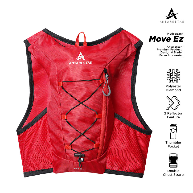 PROMO ANTARESTAR Sport - Hydropack Move EZ 4L - Tas Hiking dan Olahraga