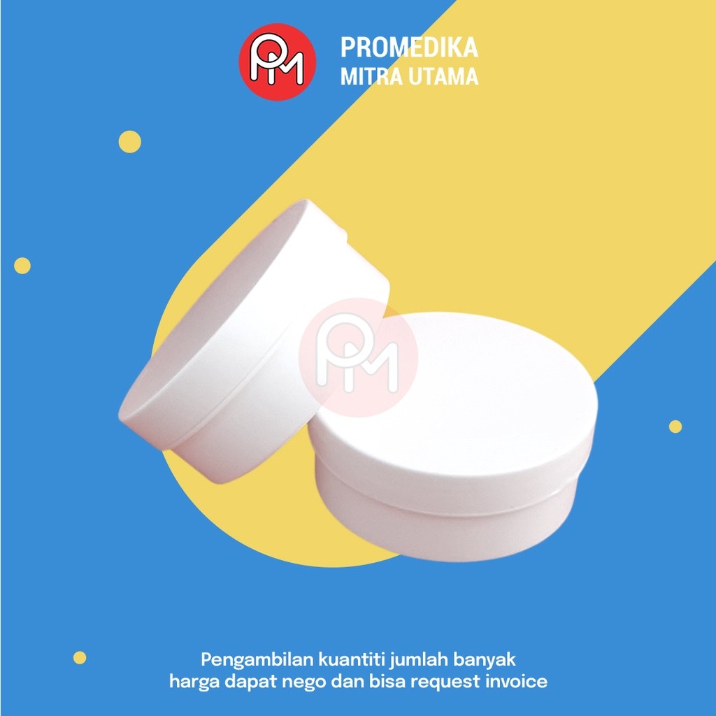 Pot Bedak Plastik/Karton | Pot Wadah Bedak | Pot Cream | Wadah Kosong Cream/Bedak