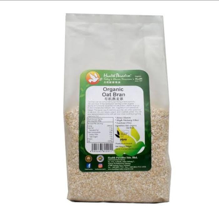 

PROMO!Health paradise organic oat bran 500 gREADY