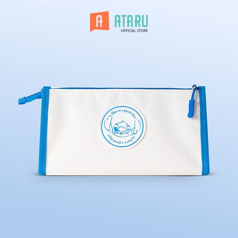 

Ataru Tempat Pensil Stitch 183W2 - Putih/Biru Pouch Pensil Pulpen Pencil Case Tempat Alat Tulis Peralatan Tulis Kids School Stationer