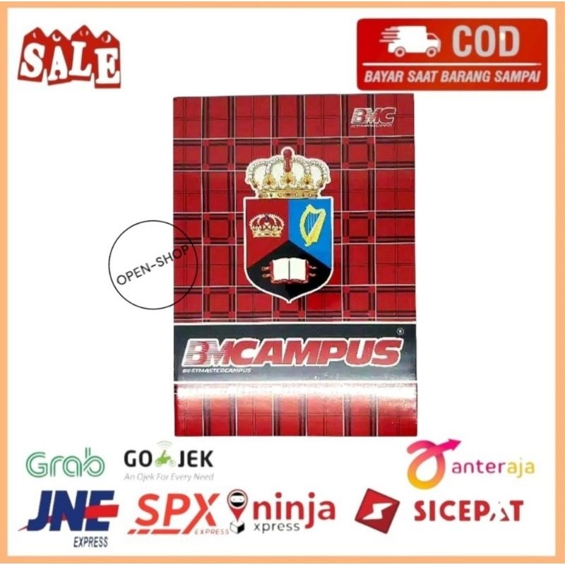

Buku Tulis BMC Boxy Campus Besar isi 50 lembar