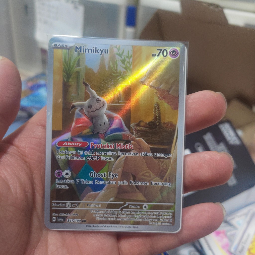 mimikyu ar sv4a TCG pokemon