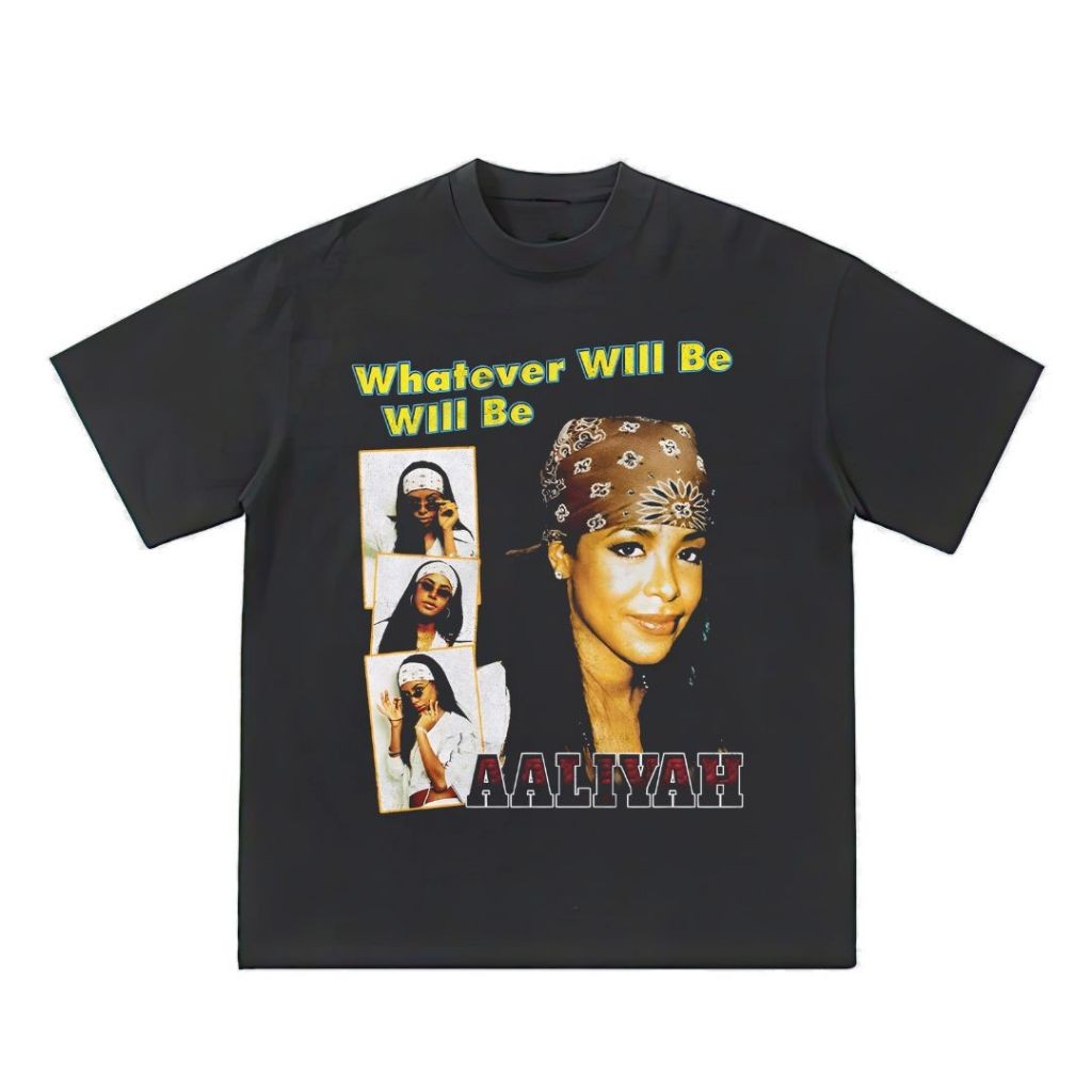 Psycho Crucify "Aaliyah" Oversized T-Shirt | Kaos Aaliyah | Kaos Oversize | Vintage | Atasan cod