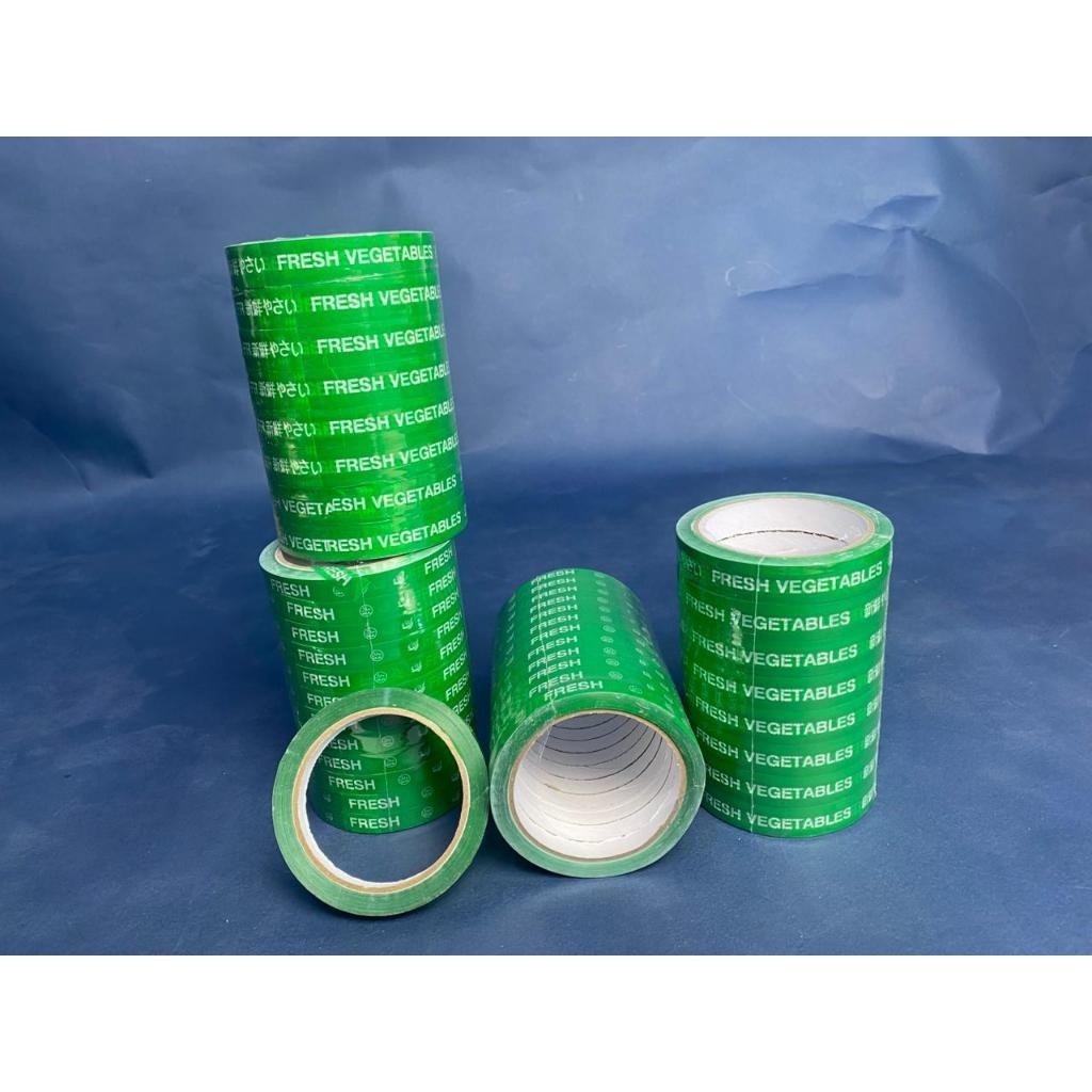 

Lakban Isolasi "FRESH" Hijau 12mm x 50m 1 Kardus isi 288 roll